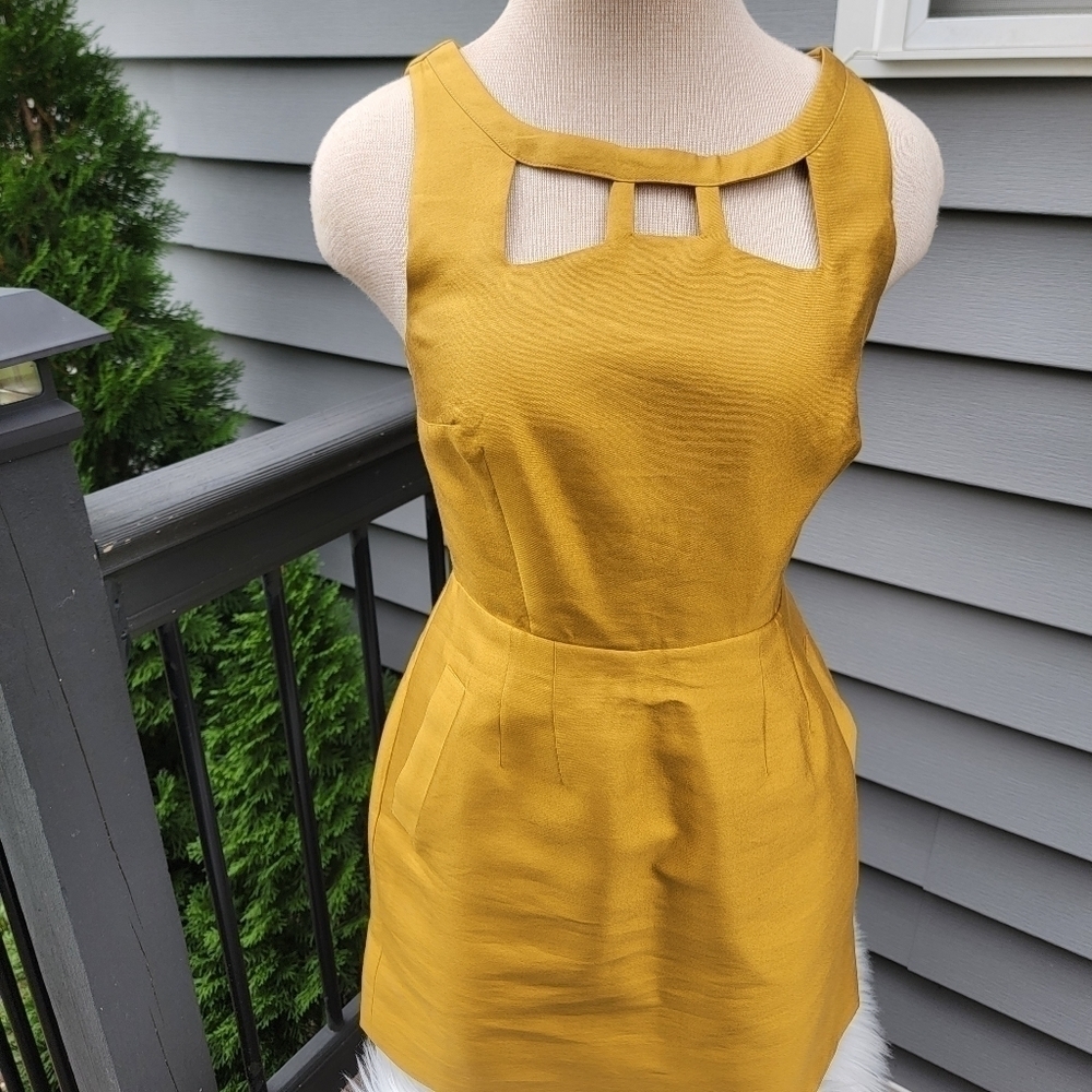 NWT Maeve Chardonnay Sheen Dress 2P